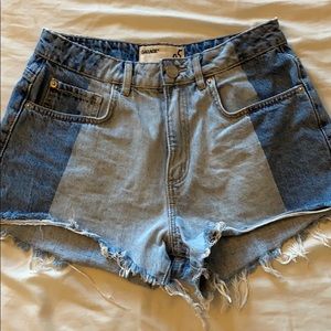 Garage jean shorts